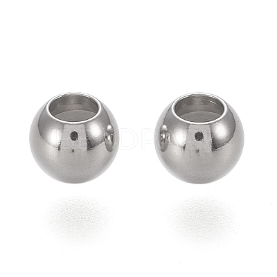 202 Stainless Steel Beads X-STAS-K204-02D-P-1