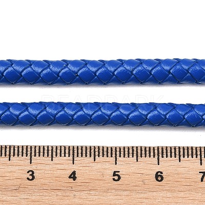 Braided Leather Cord with Core WL-F009-6mm-06-1