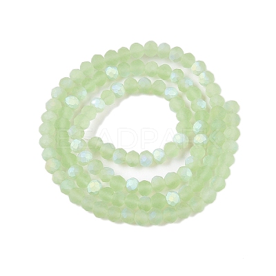 Transparent Glass Beads Strands LS-EGLA-A044-T3mm-MB09-1