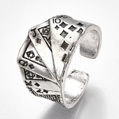 Alloy Cuff Finger Rings RJEW-T006-23-1