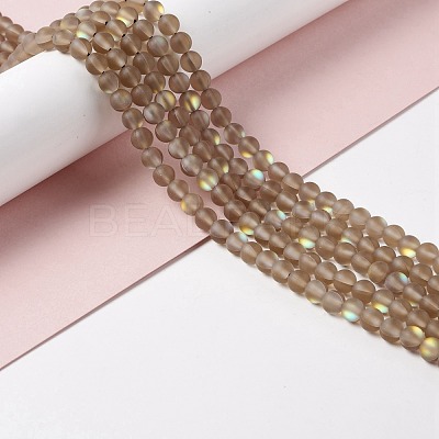 Synthetic Moonstone Beads Strands G-E573-01A-07-1