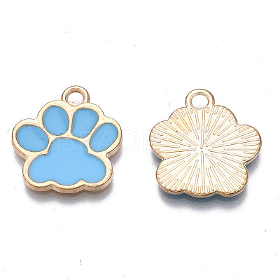 Alloy Enamel Pendants X2-ENAM-T016-22LG-E-RS-1