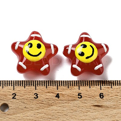 Handmade Lampwork Bead X-LAMP-H065-04B-1