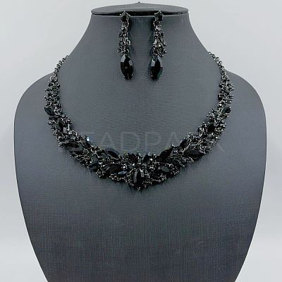 Alloy Rhinestone Jewelry Sets FS-WG8C091-03-1