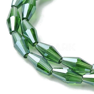 Transparent Electroplate Glass Beads X1-GLAA-K064-05A-PL05-1