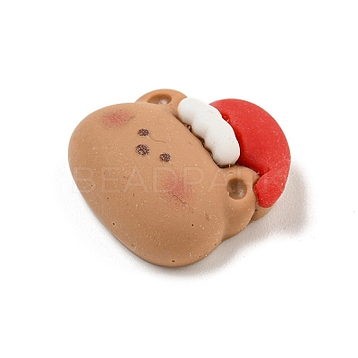 Christmas Theme Opaque Resin Decoden Cabochons CRES-B022-06J-1