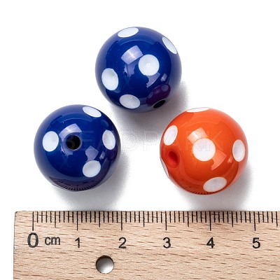 Mixed Chunky Bubblegum Acrylic Beads X-SACR-S146-20mm-M-1