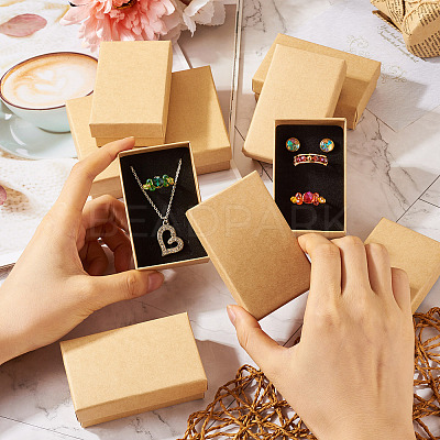 Rectangle Cardboard Paper Jewelry Box CON-TAC0015-01C-1