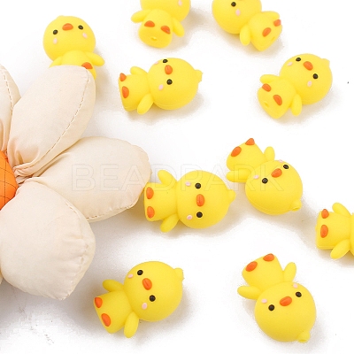 Cartoon Silicone Focal Beads PW-WGF9269-01-1