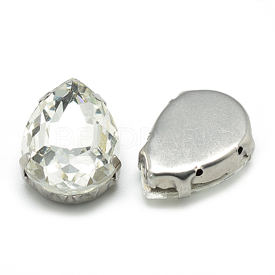 Sew on Rhinestone RGLA-T035-10x14mm-01-1