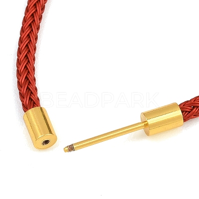 Braided Steel Wire Bracelet Making KK-CBA6056-03H-G-1