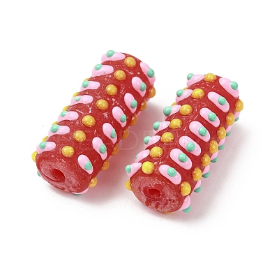 Handmade Lampwork Enamel Beads LAMP-B051-01C-1