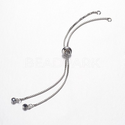 Brass Chain Bracelet Making KK-G290-09P-1
