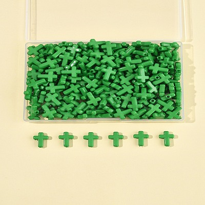 200Pcs Opaque Acrylic Beads SACR-FS0001-39J-1