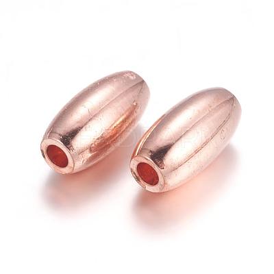 Brass Beads KK-P124-07RG-RS-1