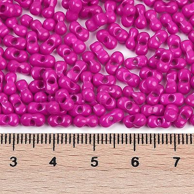 Baking Paint Glass Seed Beads SEED-K010-A06-1