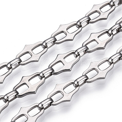 Tarnish Resistant 661 Stainless Steel Oval Link Chain CHS-T005-04P-1
