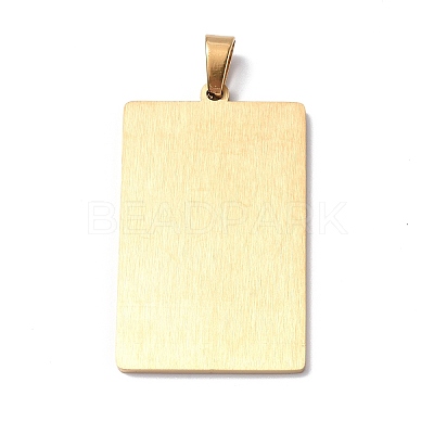 201 Stainless Steel Pendant STAS-B033-01G-22-1