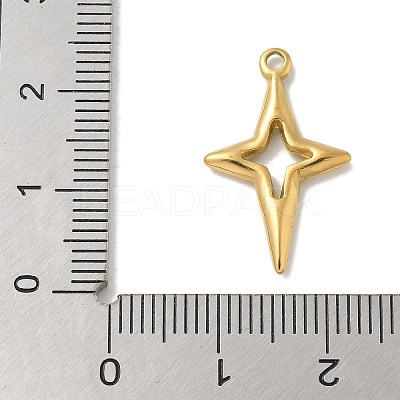 Ion Plating(IP) 304 Stainless Steel Pendants STAS-Q334-55G-1