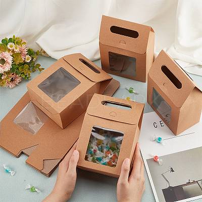 Kraft Paper Gift Box CON-WH0087-90B-1