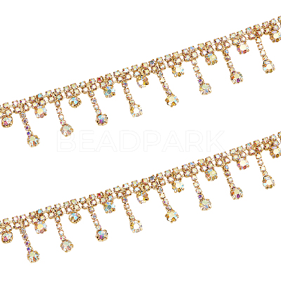 2Yards Tassel Rhinestone Cup Chains CH-BC0001-05-1