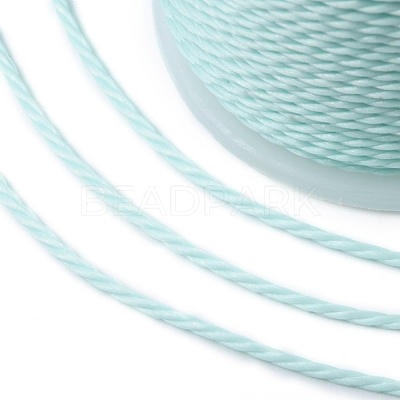 Round Waxed Polyester Cord X-YC-G006-01-1.0mm-31-1