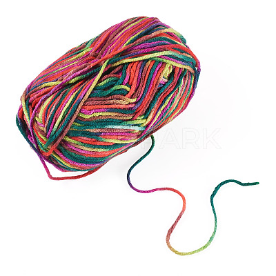 Light Gradient Segment Dyed Polyester Yarn DIY-TADJ0002-005L-1