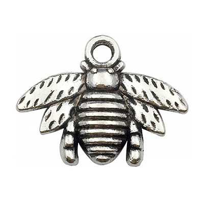 Bee Alloy Charm Pendant Antique Alloy Insect Charm for Jewelry Making Crafts FIND-SZC0010-173-1