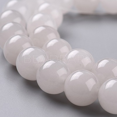 Natural White Jade Beads X-G-G766-C-28-1