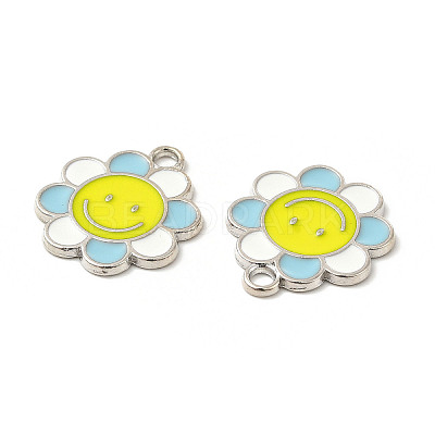 Alloy Enamel Pendants ENAM-B050-04P-03-1