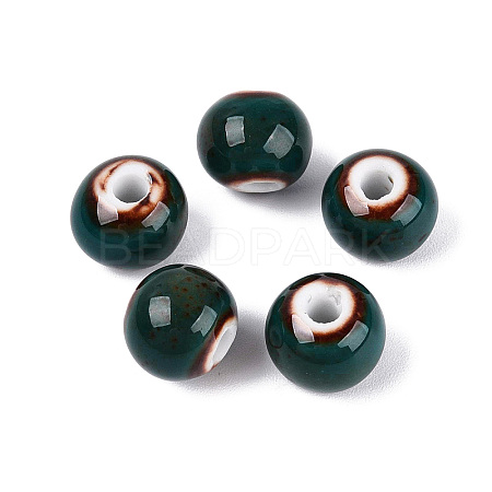 Vintage Handmade Porcelain Beads PORC-Q006-13A-20-1