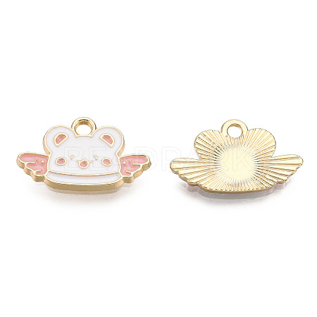 Alloy Enamel Pendants PALLOY-N170-034C-NR-1