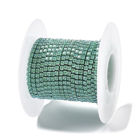 Iron Rhinestone Glass Cup Chain CH-U001-01A-1