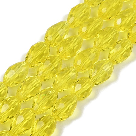 Transparent Glass Beads Strands EGLA-N013-T4mm-D26-1