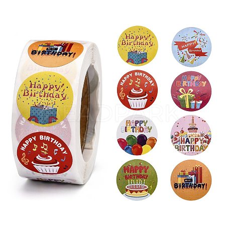 Self-Adhesive Paper Stickers LS-DIY-K027-D10-1