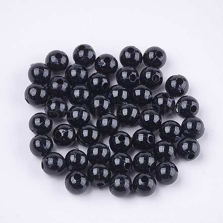 Opaque Plastic Beads KY-T005-6mm-616-1