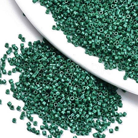 11/0 Grade A Baking Paint Glass Seed Beads SEED-S030-1039-1