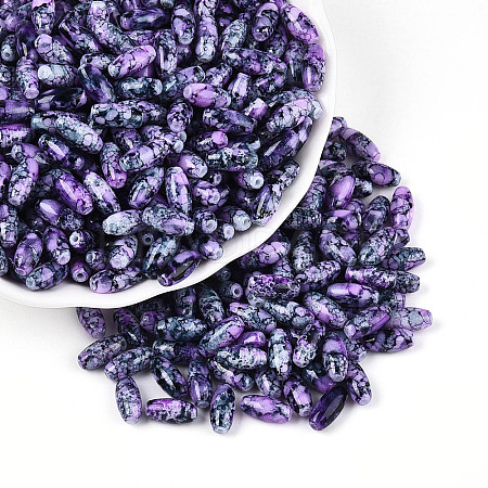 Baking Paint Glass Seed Beads SEED-N008-06F-1