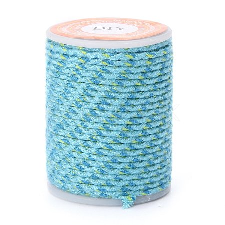 4-Ply Polycotton Cord with Metallic Thread OCOR-Z003-D07-1