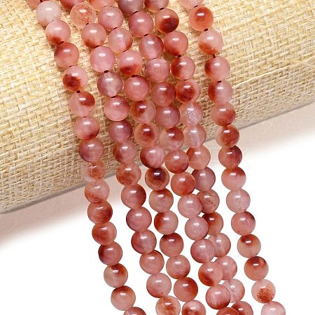 Natural Malaysia Jade Beads Strands G-B165-C01-4mm-1