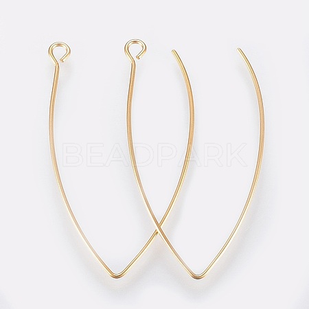 PVD Vacuum Plating 304 Stainless Steel Earring Hooks LS-X-STAS-K184-05-01G-1