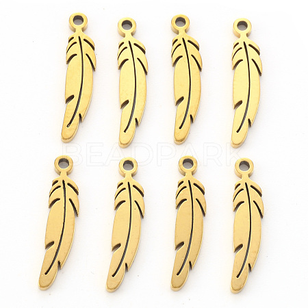 PVD Vacuum Plating 201 Stainless Steel Pendants STAS-N092-13G-1