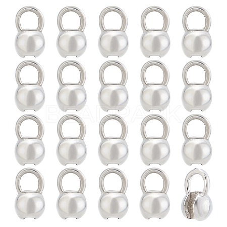 20Pcs Brass Bead Tips KK-BC0013-26-1