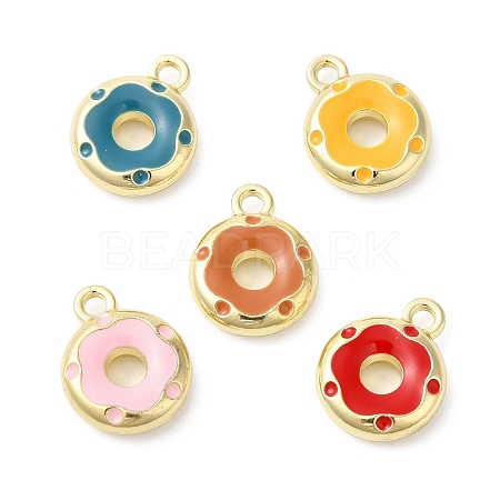 Alloy Enamel Charms ENAM-D050-11G-1