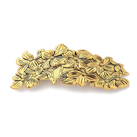 Alloy Retro Hair Barrettes AJEW-K048-12AG-1