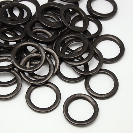 Dyed Wood Jewelry Findings Coconut Linking Rings COCO-O006B-07-1