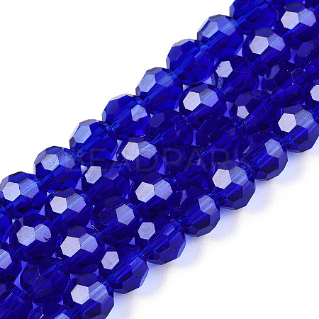 Transparent Glass Beads EGLA-A035-T6mm-D06-1