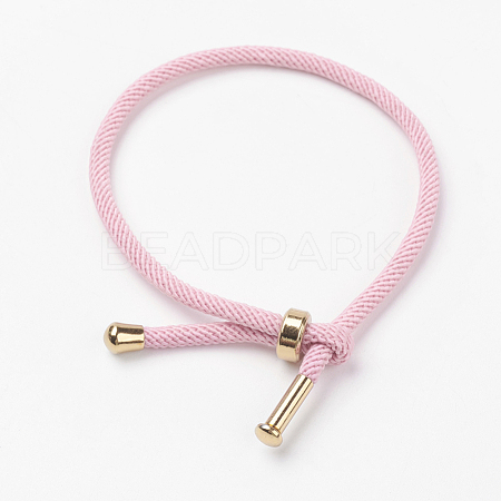 Cotton Twisted Cord Bracelet Making MAK-L012-05-1