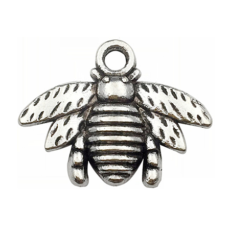 Bee Alloy Charm Pendant Antique Alloy Insect Charm for Jewelry Making Crafts FIND-SZC0010-173-1