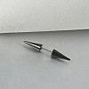 Cone 304 Stainless Steel Eyebrow Straight Barbell Rings with Spikes End WG9938B-05-1